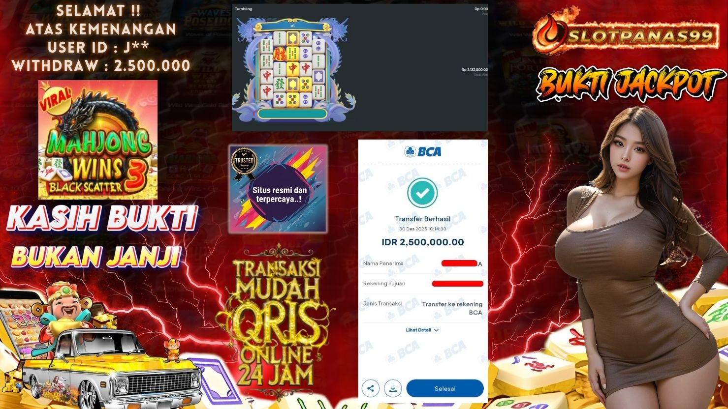 SLOTPANAS99 JACKPOT SLOT MAHJONG WINS 3 - BLACK SCATTER